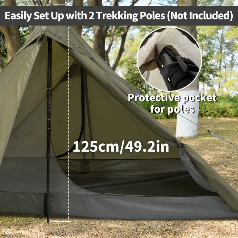 2-Person Backpacking Tent with Footprint-3