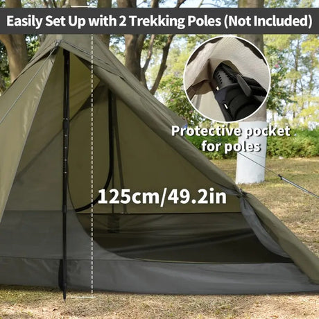 2-Person Backpacking Tent with Footprint-3