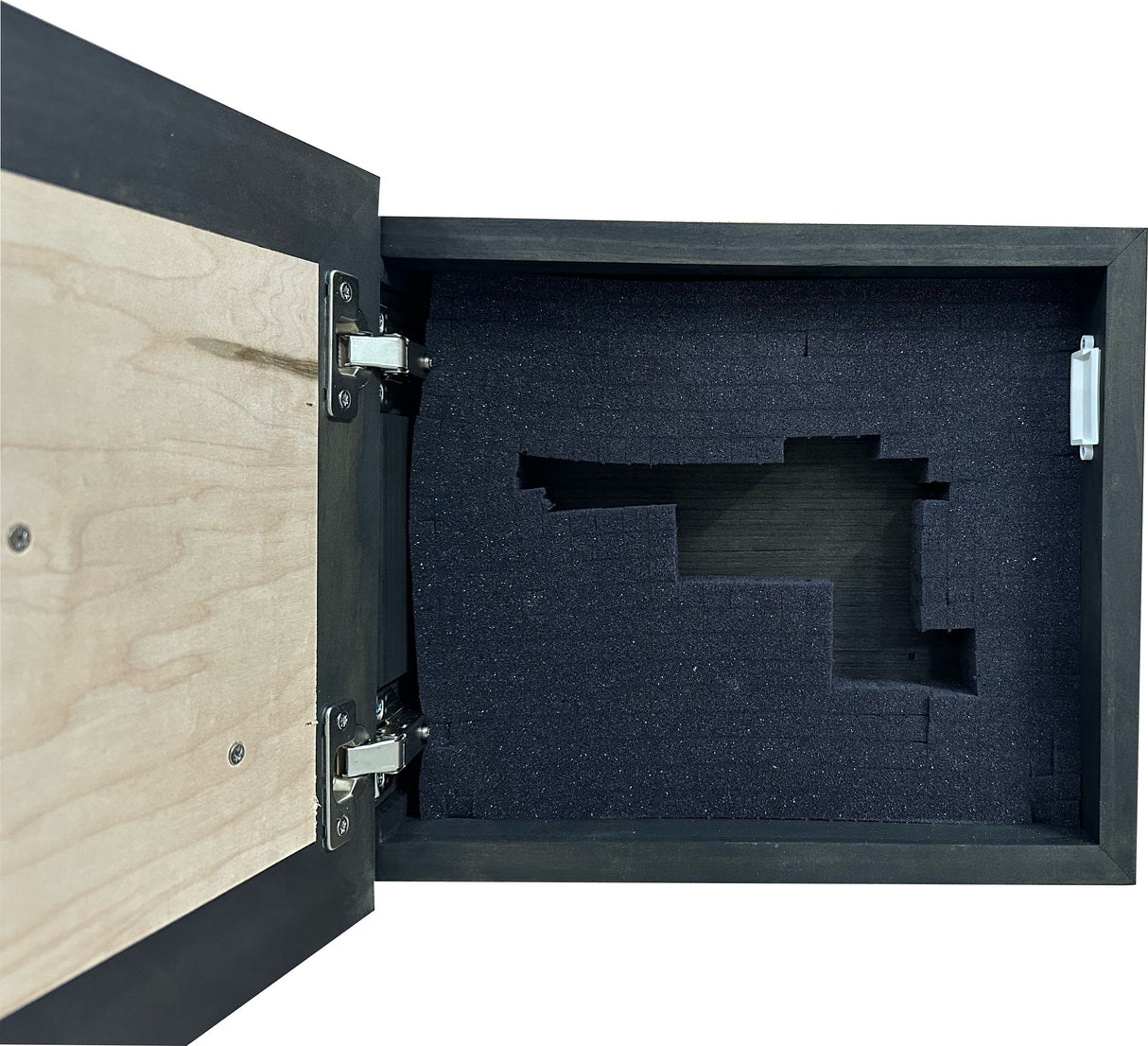 Personalized Monogrammed Last Name Hidden Gun Cabinet In Wall or On Wall Mount