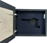 Personalized Monogrammed Last Name Hidden Gun Cabinet In Wall or On Wall Mount