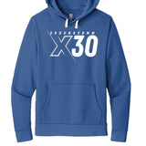 GroundComm X30 Hoodie Royal Unisex Pullover Brushed Back Fleece For Everyday Wear The Crew Hangar
