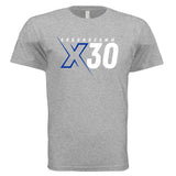 GroundComm X30 T Shirt Royal Edition Grey Next Level 3600 Fabric For Mission Ready Gear By The Crew Hangar