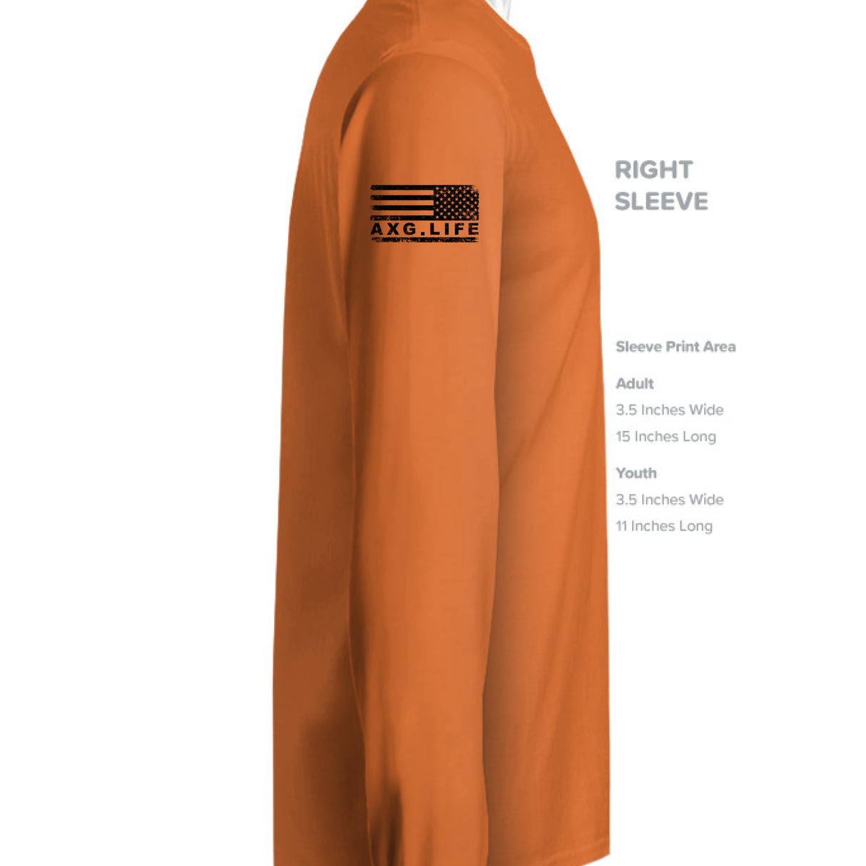 BRIGHT ORANGE - SLEEVE_RIGHT