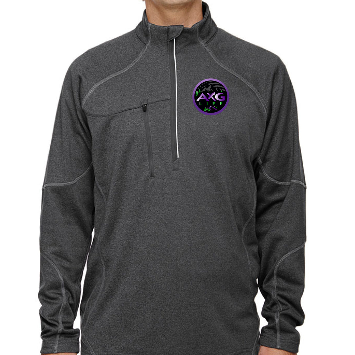 CARBON HEATHER - FRONT