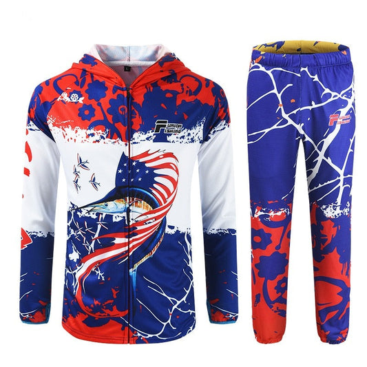 Men Fishing Clothes Long Sleeve light weight Hoodie Fishing Clothing Quick Dry Breathable Sun Protection Fishing Shirt-0