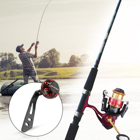Fishing Reel Handle Aluminum Alloy Rocker Outdoor Portable Easy Fishing Carrying Fish Wheel for Baitcasting Accessories-2