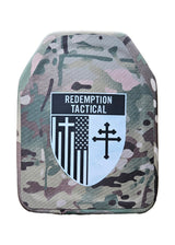 PAIR (2 Plates) FRONT AND BACK (SIZE SMALL) 8x10 Level IV Ballistic Front or Back Plate (Curved with Shooters Cut)