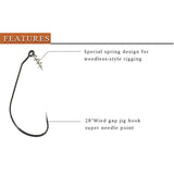Reaction Tackle Swimbait Hooks (10 or 25-Packs)
