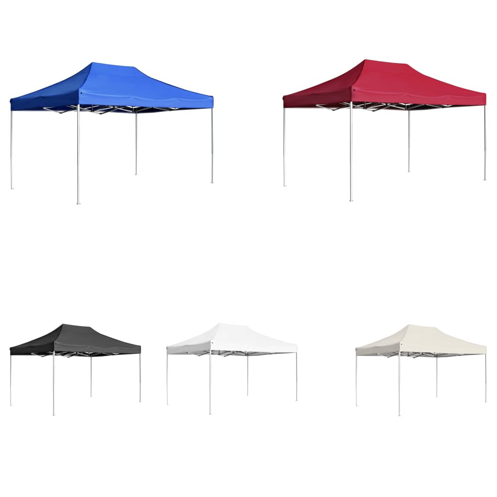 vidaXL Party Tent Pop up Canopy Tent Professional Folding Gazebo Aluminum-5