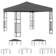 vidaXL Gazebo Outdoor Canopy Tent Patio Pavilion Wedding Party Tent Fabric-5